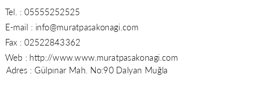 Murat Paa Kona telefon numaralar, faks, e-mail, posta adresi ve iletiim bilgileri